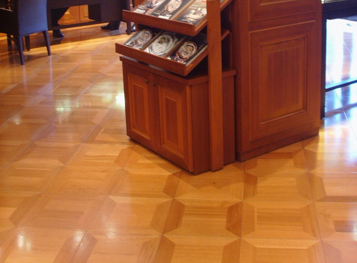Third Dimension Oak parquet flooring
